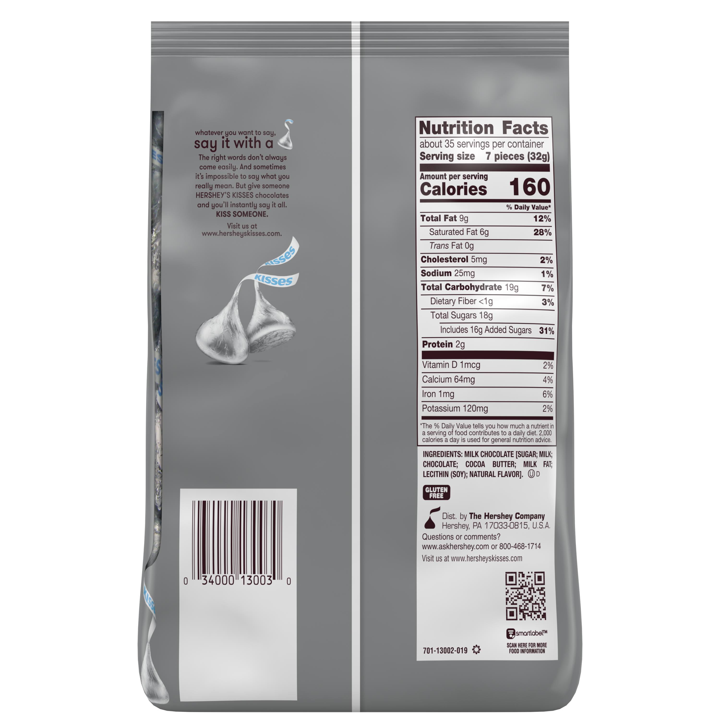 Hershey Kiss Nutrition Serving Size Nutrition Ftempo
