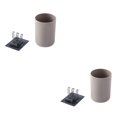 thumbnail image 2 of serony 2Pcs/set Wall-mounted Toothbrush Holder Organizer Toothbrush Holder Organizer Environment-friendly Environment-friendly Plastic Toothpaste Wash Cup Mug Coffee 2Set, 2 of 6