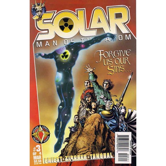 Solar, Man of the Atom-Hell on Earth #3 VF ; Acclaim Comic Book
