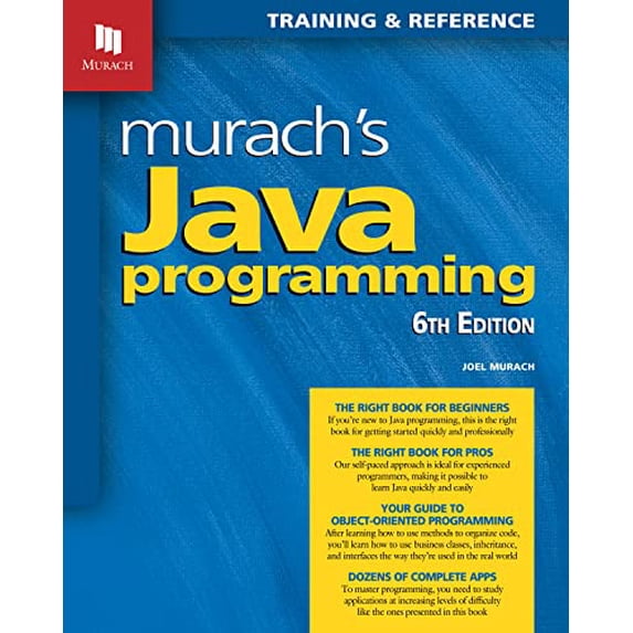 Pre-Owned Murach's Java Programming: Training & Reference, 9781943872879, 1943872872, Paperback, 6 edition