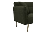 thumbnail image 6 of Green futon sofa bed, breathable teddy velvet - Ideal for studios, making the most of limited space, 6 of 6