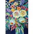 thumbnail image 2 of Vertentes, Jeanette 23x32 Gold Ornate Wood Framed with Double Matting Museum Art Print Titled - Lilys Bouquet, 2 of 4