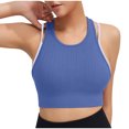 thumbnail image 5 of Everyday Bra Women Lightly Lined Bra Feature V-Neck Soft Bra Style W-1804 Blue-b L, 5 of 6