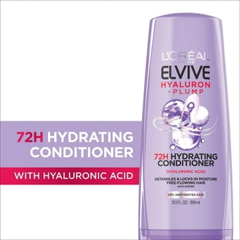 L'Oreal Elvive Hyaluron Plump 72H Hydrating Conditioner with Hyaluronic , 13.5 fl oz