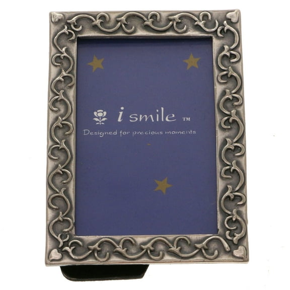 Mi Amore 2X2 1/2 Picture-Frame Pewter
