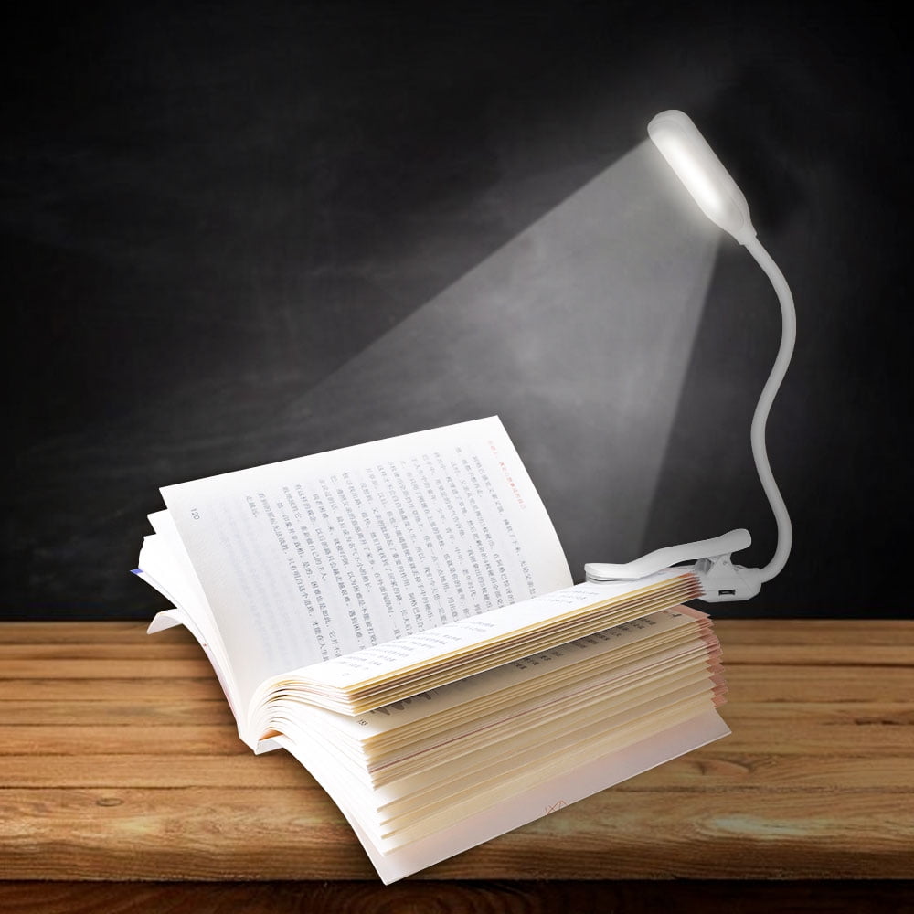 Led Clip On Reading Light Book 3, Clip On Book Reading Lamps