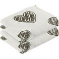 thumbnail image 2 of GZHJMY Cartoon Love Hand Towels Set of 2 Pack - 16 x 28 Inches Extra Absorbent Pure Washcloth Towels, Super Soft Hand Towel for Bathroom, Hotel, Kitchen, Gym, 2 of 7