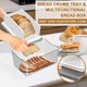 thumbnail image 3 of Rebanadora de pan mejorada para pan casero con caja de pan Guía para cortar pan Ancho ajustable Guía de corte plegable y compacta con bandeja para migas Idoneidad para pasteles de bagels de pan casero, 3 of 7