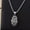 Vintage Black, variant on Human Organ Stainless Steel Men's Heart Pendant Necklace Chain Gift (20*35mm)-silver