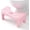 Pink, variant on General Pink Toilet Poop Stool Squat Adult, 6.7 Inch Squatting Potty for Adults & Kids, Plastic Bathroom Stool for Pooping, Non-Slip Toilet Foot Step, Easy to Wash, 1 Pack