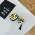 thumbnail image 2 of for Samsung Galaxy Buds FE/Buds 2 pro/Buds 2/Buds pro/Buds Live,Cute Cartoon Creative Dragon Head Design Silicone Earphone Case with Same Keychain (Black), 2 of 7