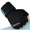 thumbnail image 2 of Gants d'Entraînement Absorbant les Chocs Antidérapants Sans Doigts Gants de Musculation, 2 of 10