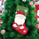 thumbnail image 2 of Medias navideñas Bolsa de medias navideñas para escaleras Chimenea Colgante Decoración navideña para el hogar, Papá Noel como se muestra, 2 of 5