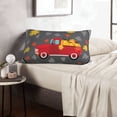 thumbnail image 7 of Binfone Red Pickup Truck With Pumpkins Standard Size Pillowcase, Long Staple Pure Cotton Envelope Closure Pillow Cover (Pillow core not included),14"x20", 7 of 7