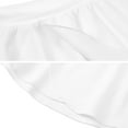 thumbnail image 4 of Stelle Girls' Ballet Skirt Chiffon Wrap Dance Skirt,Elastic Waisted Sheer Dance Skate Over Scarf for Leotards Pull-on Half Dress,White，7-9 Years, 4 of 5
