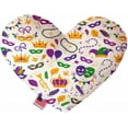 thumbnail image 2 of Mirage Pet 1110-CTYHT8 Mardi Gras Masks Canvas Heart Dog Toy - 8 in., 2 of 2
