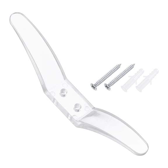 1Pcs 112x15mm Blind Cord Cleats, Blind String Safety Rope Plastic Holder, Clear
