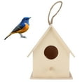 thumbnail image 4 of Kit De Casas Para Pájaros, Tablero Compuesto, Casa De Pájaros De Madera Duradera, Estilo Clásico De Cabaña De Madera, Hermoso Para Habitar Para Pájaros Salvajes Para Patio ANGGREK AC8746, 4 of 8