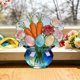 thumbnail image 1 of Adorno colgante de ventana de acrílico teñido con forma de huevo de Pascua | Adorno atrapasol estilo cristal marino | Decoración rústica para el hogar y el jardín, ideal para ventanas, 1 of 8