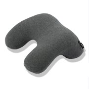 Art3d Premium Memory Foam Travel Pillow, The Best Neck & Head Support Memory Foam Pillow for Perfect Comfort in Any Sitting Position, Dark Gray