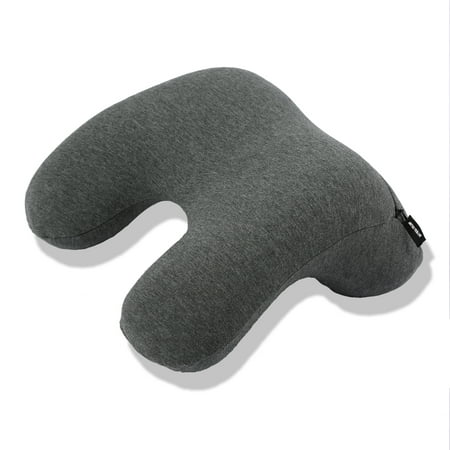Art3d Premium Memory Foam Travel Pillow, The Best Neck & Head Support Memory Foam Pillow for Perfect Comfort in Any Sitting Position, Dark (Best Reading Position For Neck)