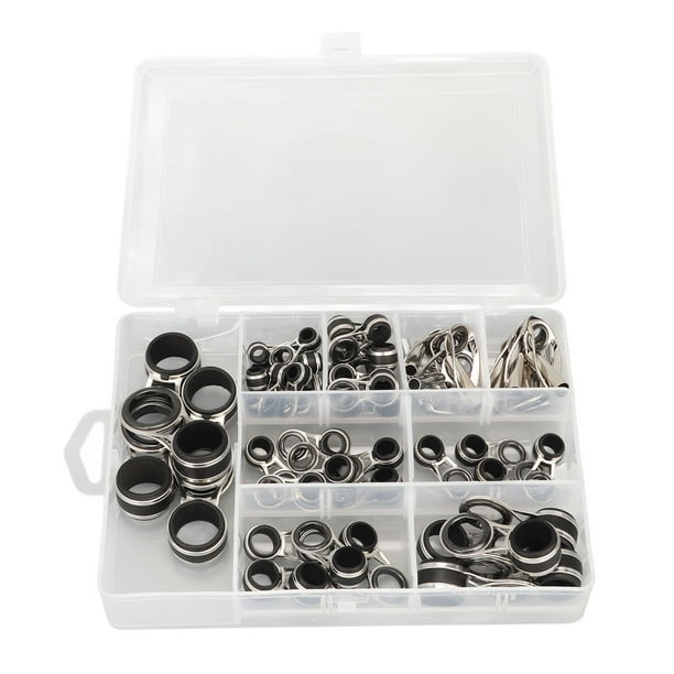 Fishing Rod Tip Rings,55Pcs Fishing Rod Guides Fishing Rod Guides Line Rings  Ceramic Fishing Rod Guide Rings Masterfully Created 