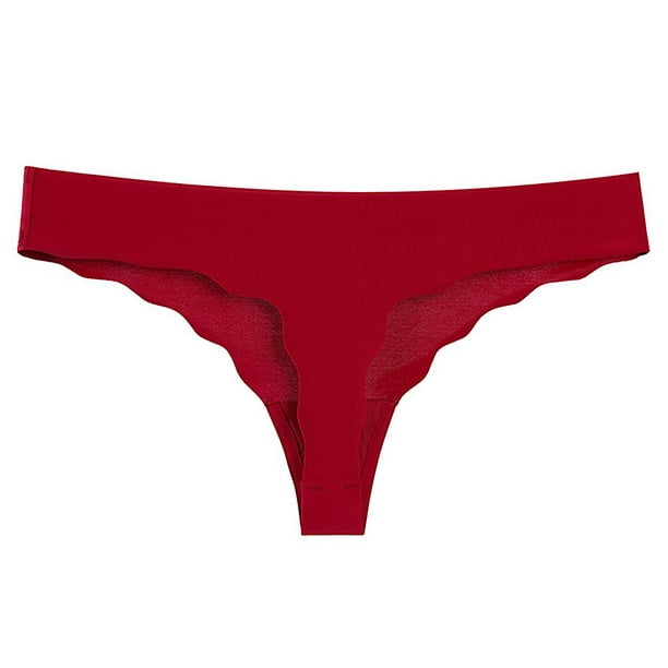 Women Thongs Underwear Seamless Panties Clothes Spandex Sexy Low-rise  Comfortable Hot Skin-friendly Silk Women T-back Underwear