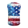 thumbnail image 5 of 4 of July Shirts for Women Sleeveless American Flag Print Tank Tops Independence Day Loose Tunic Clothes, 5 of 5