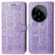 thumbnail image 1 of Funda Cartera FOXDOCK para Xiaomi 14 Ultra , Flip PU con Relieve de Gatos y Perros, Tarjetero y Soporte, 1 of 6