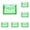 Green*5, variant on Juaoua 2Pcs Plastic Expanding File Folder,Expandable Document Folder with Snap Button Closure,Colorful File Folder Organizer,Perfect For Notebook,Office Documents,A4 Files,Green