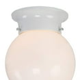 thumbnail image 3 of Yosemite Home Decor 1 Light Flush Mount in White, 3 of 8