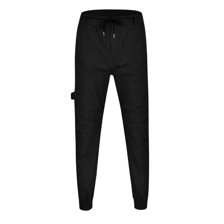 PMUYBHF Men's Black Y2K Jeans, Slim Fit, Sport Jogger, Cargo PMUYBHF Men's Black Y2K Jeans, Slim Fit, Sport Jogger, Cargo