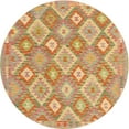 thumbnail image 1 of Ahgly Company Indoor Round Contemporary Orange Southwestern Area Rugs, 8' Round, 1 of 6