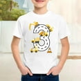 thumbnail image 2 of BOOMNY Toddler Infants Boys Tshirts Short Sleeve T Shirts For Kids Cartoon Excavator Graphic Breathable Loose Fit Cozy Childrens Athletic Tees, 2 of 4
