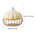 thumbnail image 2 of Tineasur Garlic Basket Yellow Multi-Function Space-Saving Kitchen Accessory, 2 of 6