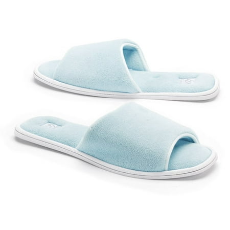 slippers for at walmart dearfoams s terry one band slippers walmart slippers for at walmart dearfoams s terry one band slippers walmart