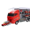 thumbnail image 4 of Transportador de coches de juguete Carrier Truck con 6 coches de metal para niños, 4 of 4