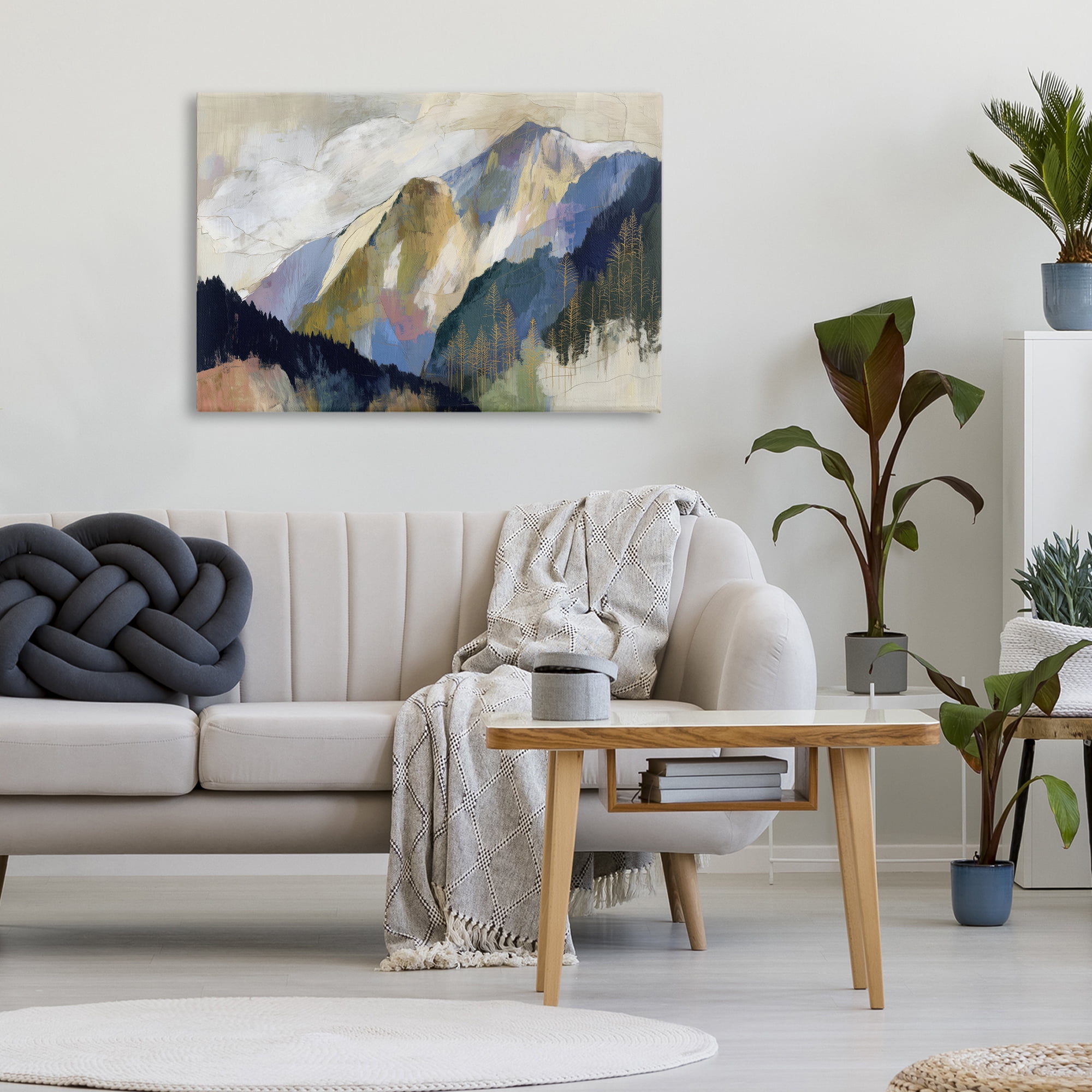Stupell Industries Mountain Forest Landscape Canvas Wall Art, design by Chromatic Storm Studio