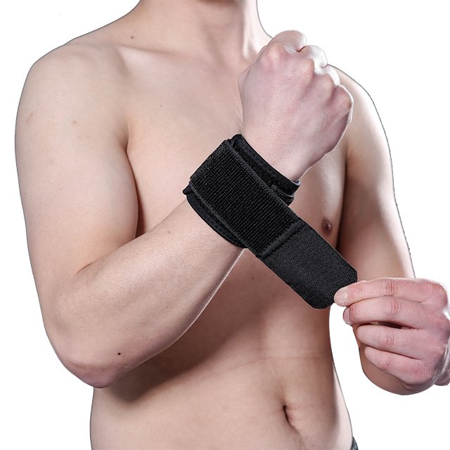 Paquete de 2 férulas de muñeca ajustables para levantamiento de pesas, tendinitis, artritis del túnel carpiano (negro) JAMW Sencillez