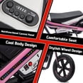 thumbnail image 2 of ICEELF 24V 300W Electric Dirt Bike for Kids Ages 6+, 2 Speed Settings, Flashing LED Lights, Music Function, Pink, 2 of 6
