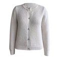 thumbnail image 1 of Suéter George para Mujer, Textura Boucle, Botones Plateados Crema Talla Ch, 1 of 4