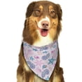 thumbnail image 6 of Naloa Sea Shells 3 Dog Bandanas 1PC Washable Triangle Dog Scarfs Premium Durable Fabric, for Small Medium Large Dogs and Cats, 6 of 6