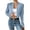 Jackets for Women Sky Blue, variant on Jackets for Women Fall Classic Long-Sleeve Commuter with Stand-Up Collar Black M
