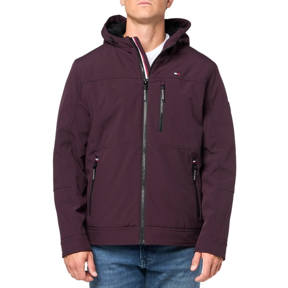 Chaqueta Tommy Hilfiger Soft Shell con forro sherpa para hombre