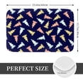 thumbnail image 2 of Non Slip Door Mat, Cute cartoon axolotl navyblue Fast Drying Bath Tub Mats, Absorbent Bathroom Rugs Entrance Welcome Mat, Bath MatS for Tub, Floor, Home, Kitchen, Hotel,16x24in, 2 of 7