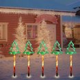 thumbnail image 3 of El camino al aire libre del copo de nieve de la Navidad enciende la luz al aire libre impermeable de la estaca del terreno, 3 of 8