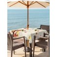 thumbnail image 2 of Outdoor Tablecloth with Umbrella Hole and Zipper, Maple Leaves Fall Square Table Cloth 60x60 Inch Waterproof Tablecloth, Branches Thanksgiving Botanical Picnic Table Cover for Patio Camping, 2 of 7