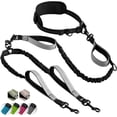 thumbnail image 1 of 1 correa manos libres para 2 perros grandes y medianos – Correa antitirones con costuras reflectantes para perros – Accesorio para perros para correr, caminar ER, 1 of 5