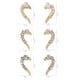 thumbnail image 2 of 30PCS Nail Love Alloy Drill Nail Art Jewelry en 3 estilos, perla diamante izquierda y derecha empalme Love Nail Art Decoración, 2 of 6