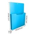 thumbnail image 3 of Magnetic File Holder for Refrigerator, Whiteboard, and Locker - Color-Coded A4 Wall File Organizer for Papers, Mail, and Bills with Magnetic Sheet, Hang or Mount for Office, Classroom, Kitchen, 3 of 9